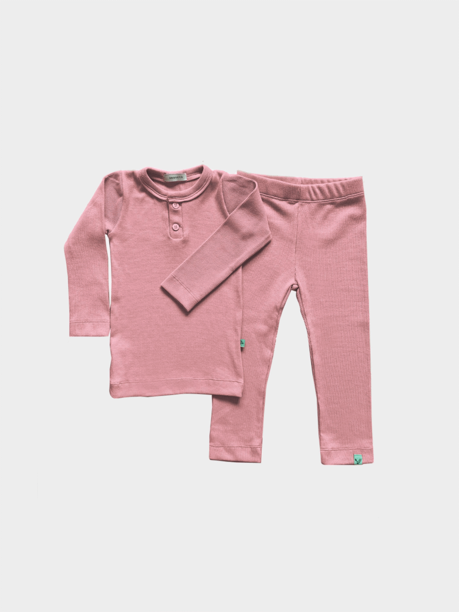 Pijama Graveto Vintage Rosé